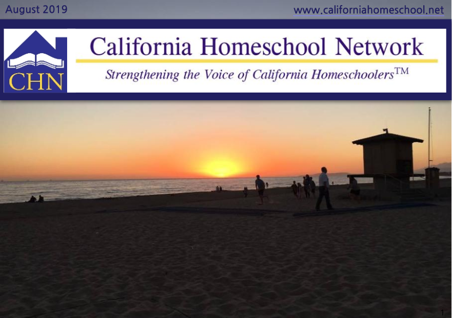 CHN Newsletter California Homeschool Network