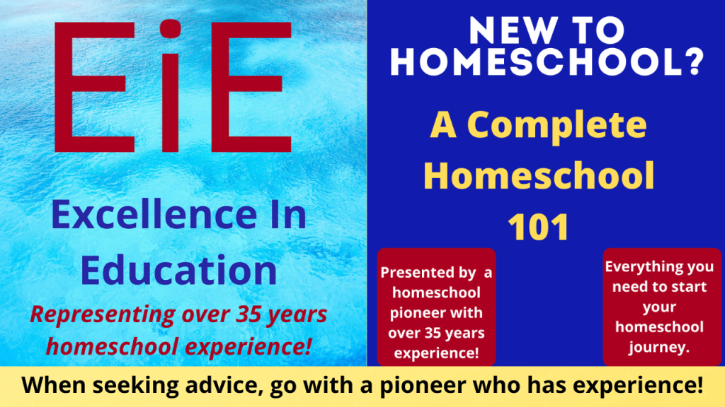 A complete homeschool 101 video on you-tube